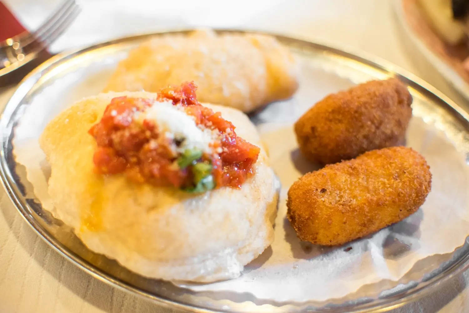 Pizzella, panzerotto e crocchette